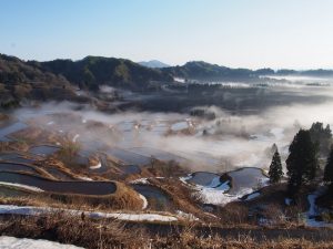 星峠の棚田 現在の棚田情報 水鏡と雲海が見れました 公式 酒の宿 玉城屋 日本三大薬湯 新潟 松之山温泉